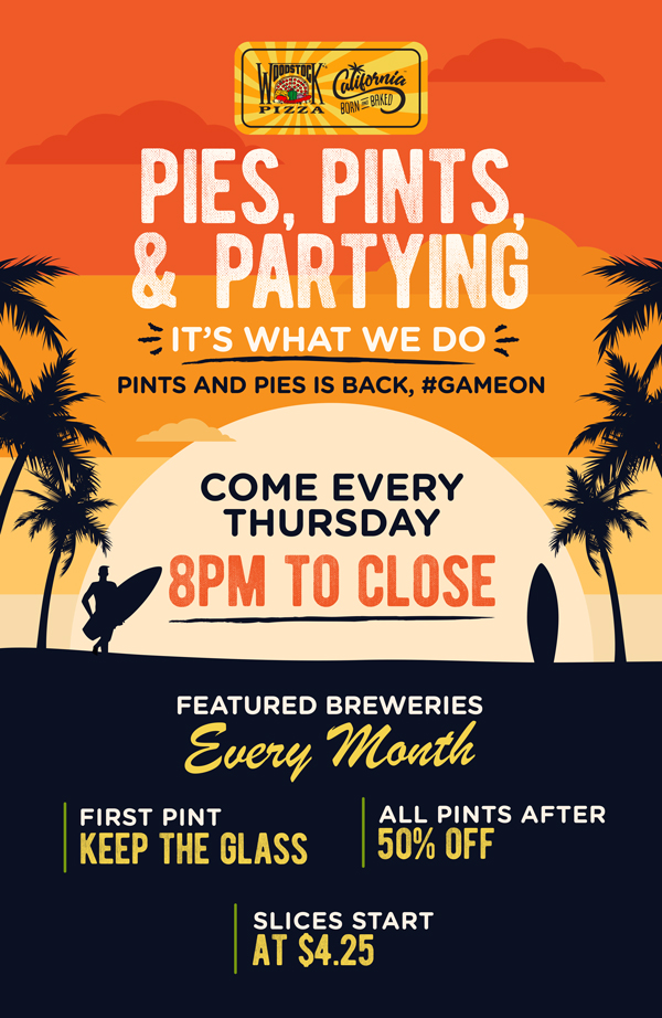 Pints and pies is back. Every Thursday 8pm to close